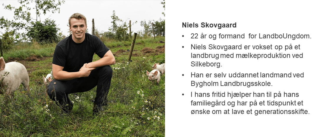 Faktaboks: Niels Skovgaard, Formand for LandboUngdom 