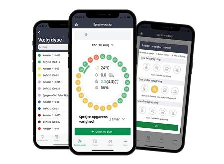 Spray Assist app til hjælp for sprøjtning af dine marker