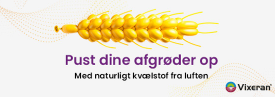 VIXERAN - pust dine afgrøder op med naturligt kvælstof fra luften